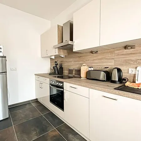 Modernes Luxus-Apartment im Leipziger Zentrum Exterior foto